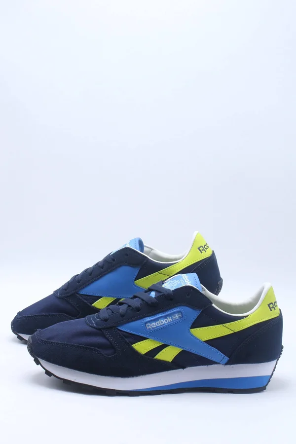 Reebok CL Leather AZ Sneaker - Women's - Navy/Blue/Green - Size 12