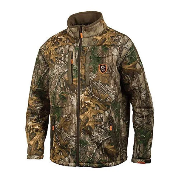 Drake Youth SILENCER Full Zip Jacket with Agion Active XL - Realtree Edge