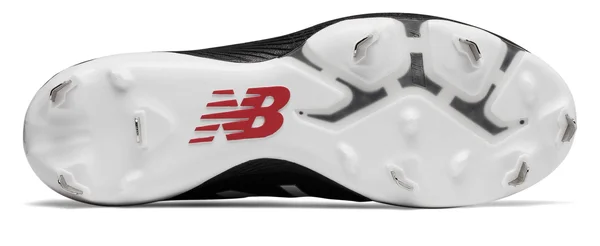 New Balance 4040v4 Metal Low Baseball Cleat - Men's Black/Black
