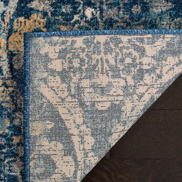 Safavieh EVK517D Evoke Navy - Creme Area Rug - 4& x 6&