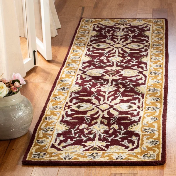 Safavieh Heritage HG261B 4& x 6& Black - Red Rug