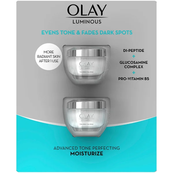 Olay Luminous Advanced Tone Perfecting Moisturize 2-1.7 oz. Jars