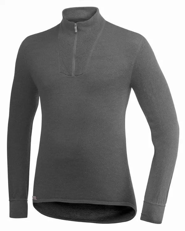 Woolpower Zip Turtleneck 200 - Grey L