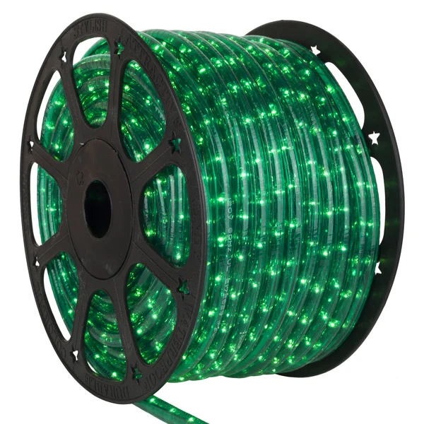 150& Green Rope Light - 120 Volt, 1/2x22