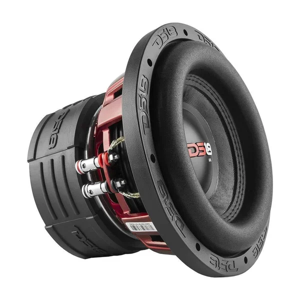 8 inch Subwoofer 1200 Watts Dual 4 Ohm DVC DS18 Exl-x8.4d, Black