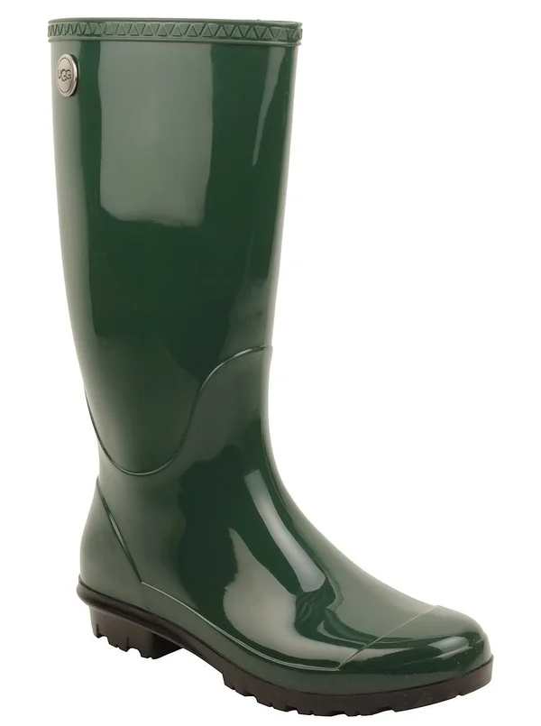 Ugg Women's Shaye Rain Boots Pine 6 Green