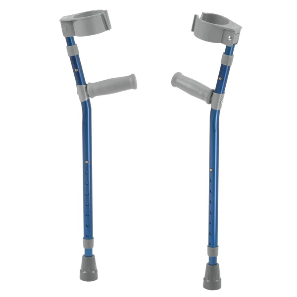 Drive Pediatric Forearm Crutches Large Knight Blue Pair FC300-2GB