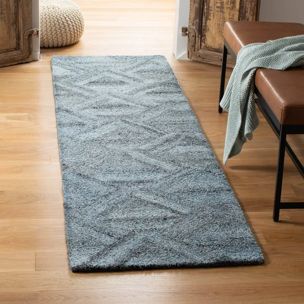 Safavieh Abstract 607 Area Rug - Grey, Black, 6& x 6& Round