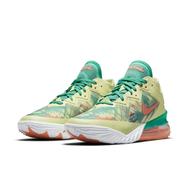 Nike Lebron 18 Low Summer Refresh Basketball Shoes in Green - Size: 16, CV7562-300