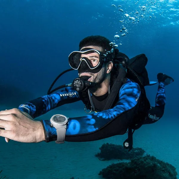 Aqua Lung Men's Hydroflex 3mm Wetsuit Black/Blue Camo - 3XL