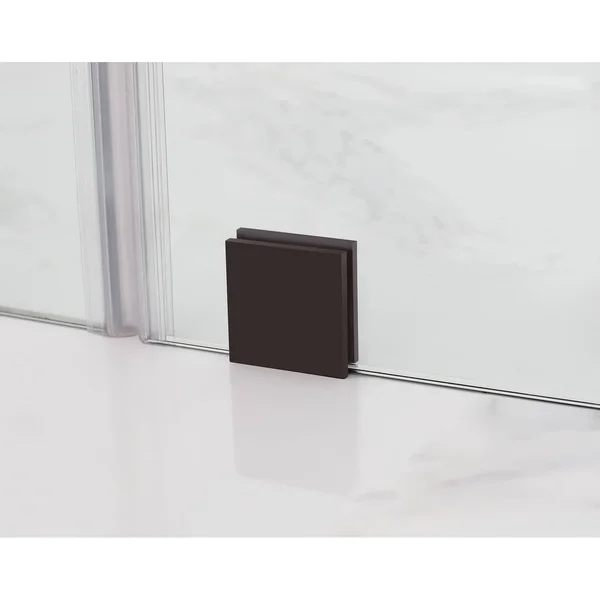 Aston SDR985 Nautis Completely Frameless Hinged Shower DOOR - Chrome, 71-in L x 72-in H