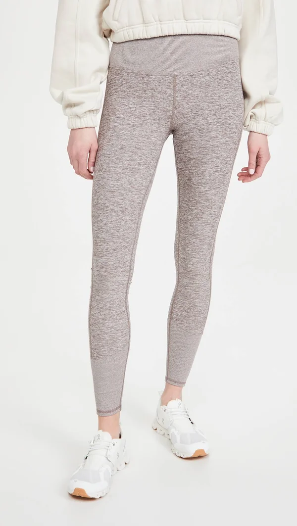 Alo Yoga High Waist Alosoft Lounge Leggings Gravel Heather XS