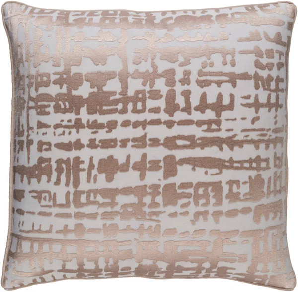 Surya Hessian Down Fill 18x22 Square Pillow in Yellow