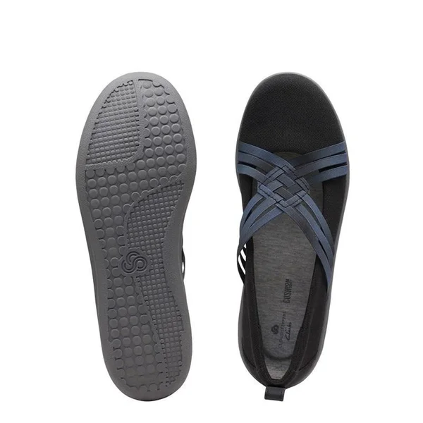 Clarks Sillian Cora Women's Casual Shoe Black - W, 9