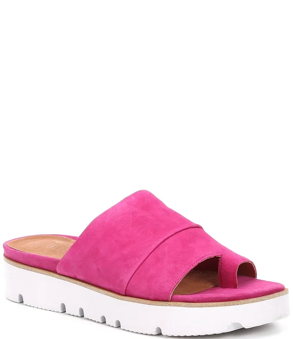 Gentle Souls by Kenneth Cole Lavern Suede Wedge Sandal