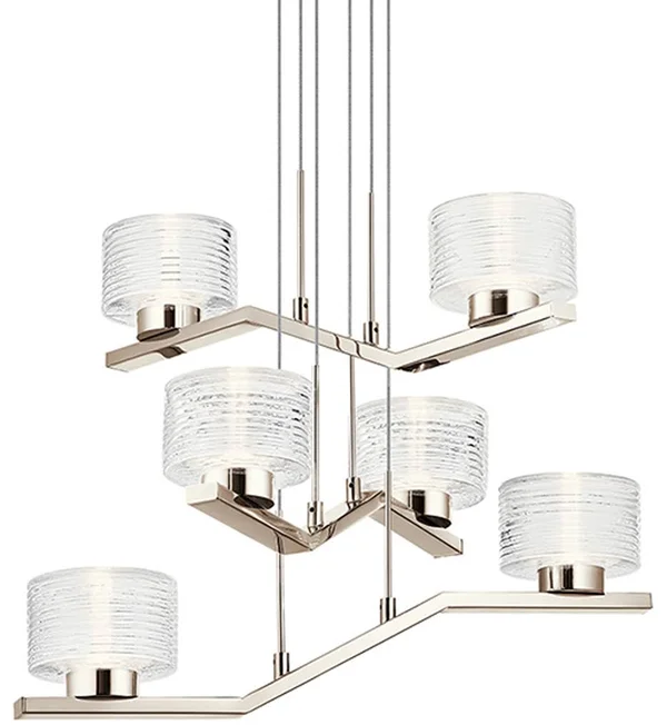 Kichler - 44347PNLED - LED Chandelier - Lasus - Polished Nickel