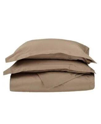 Superior 1000 Thread Count Cotton Solid Duvet Set - Full/Queen - Blue