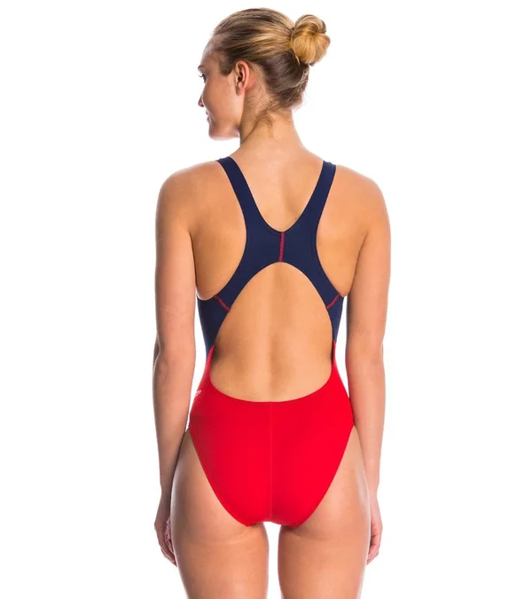 Speedo Guard Quark Splice Pulse BACK - Size: 30, Red