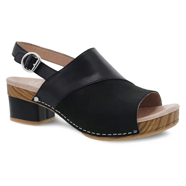 Dansko Women's Madalyn - Black Burnished Calf - 38
