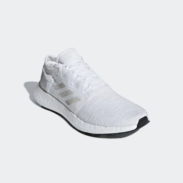 Adidas Men's Pureboost Go Running Shoes - Size: 8.0, White