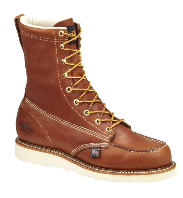 Men's Thorogood American Heritage 8x22 Moc Toe Wedge Work Boot 9.5 4E