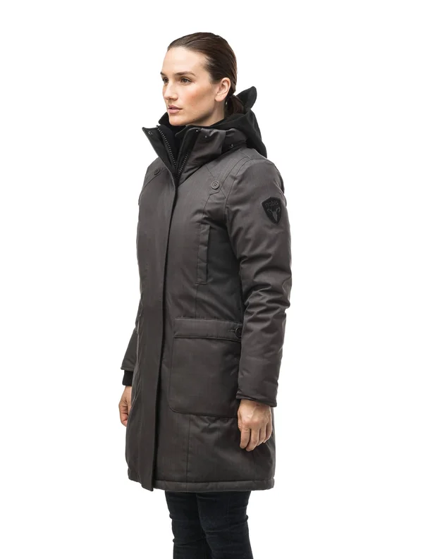 Merideth Ladies Parka, Chalk, Xxs