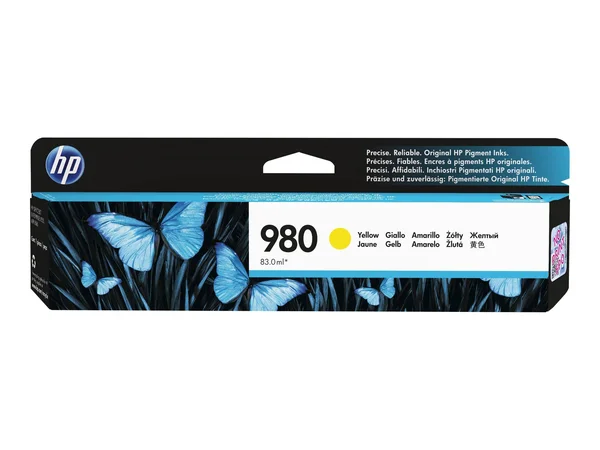 HP 980 Ink Cartridge - Yellow - 1-pack
