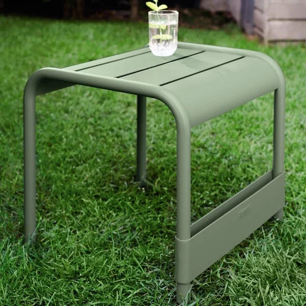 Fermob Luxembourg Table/Footrest - Liquorice
