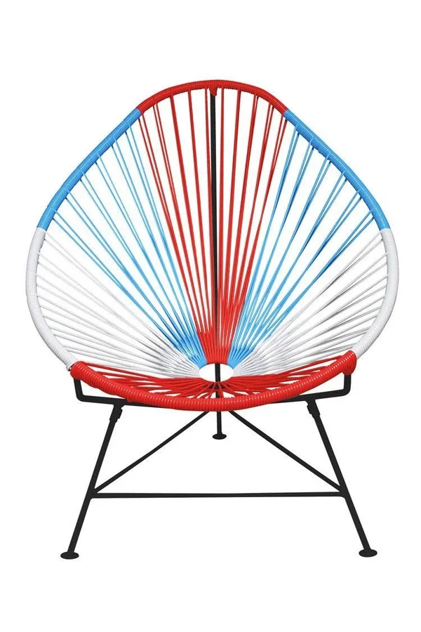 Innit Acapulco Chair - Black Frame - Black, USA