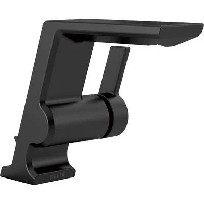 Delta Pivotal 599-BLLPU-DST Single Handle Bathroom Faucet Matte Black