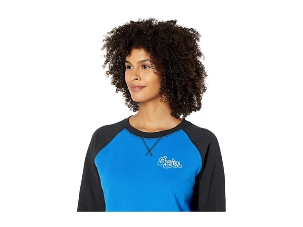 Burton Women's Keeler Crew Fleece - Lapis Blue, True Black, S