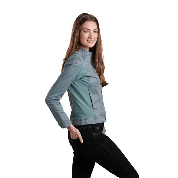 Kuhl Women's Luna Moto Jacket (M Mineral Blue)