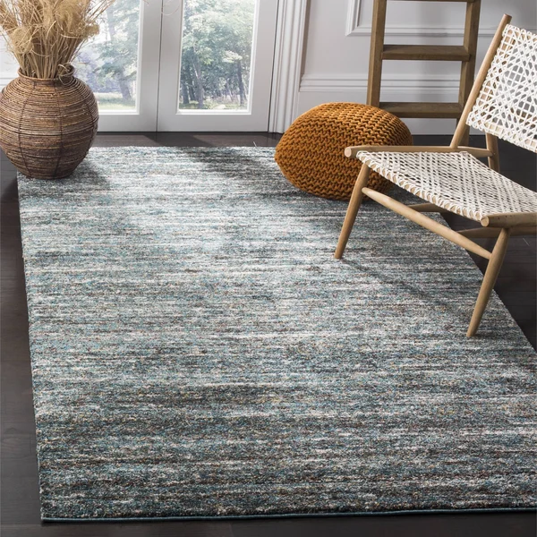 Safavieh Retro RET2133-1158 9& x 12& Ivory - Turquoise Rug