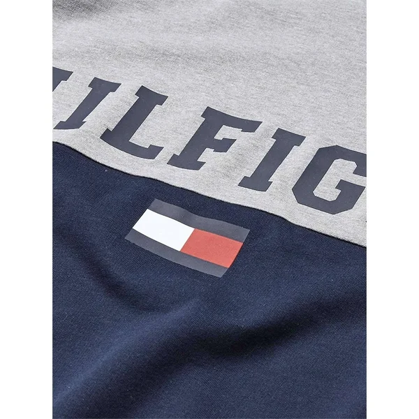 Tommy Hilfiger Mens Gray Graphic Sweater Size: XL
