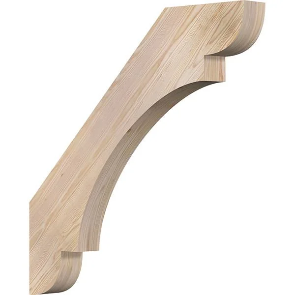 Ekena Millwork 3 1/2x22W x 32x22D x 32x22H Olympic Smooth Brace, Douglas Fir