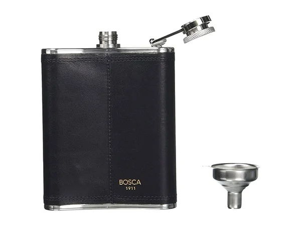 Bosca 6 oz Dolce Flask Glassware Cookware Black : One Size