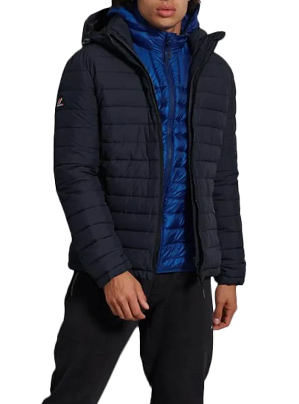 Superdry Men's Hooded Fuji Jacket - Navy