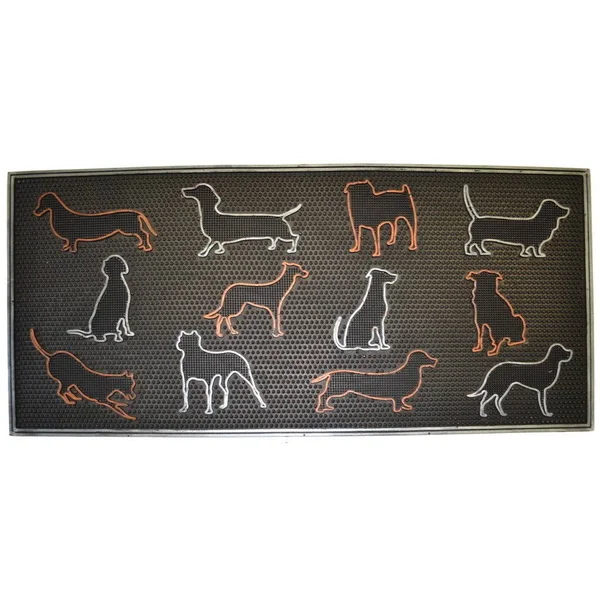 Imports Decor 829RBM Colored Dogs Door Mat