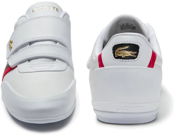 Lacoste Misano Strap 0120 1 Men's Shoes White/Red : 9 M