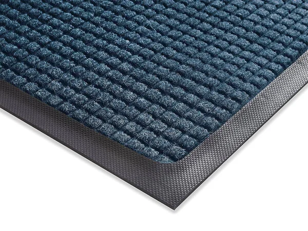 Waterhog Classic Entrance Mat Waffle Pattern 3/8x22 Thick 3 x 5& Navy