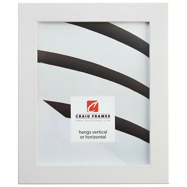 Craig Frames Bauhaus 125 - Modern White Oak Picture Frame, 19x25 inch