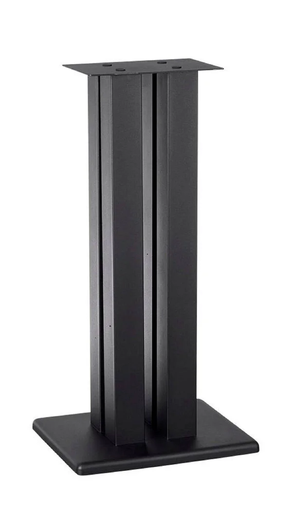 Monolith 24 inch Speaker Stand Each - Black - Supports 75 lbs, Adjustable with