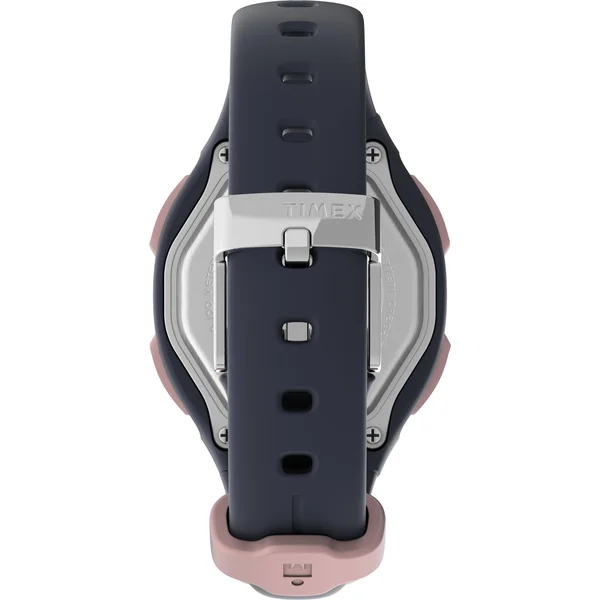 Timex Women's Ironman Transit 33mm Blue/Rose Gold-Tone Watch, Resin Strap