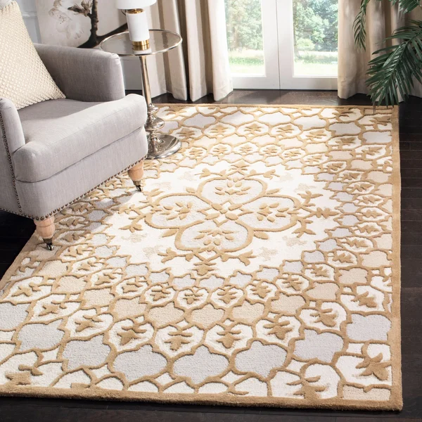 Safavieh 8& x 10& Bellagio BLG610E Grey Ivory Rug