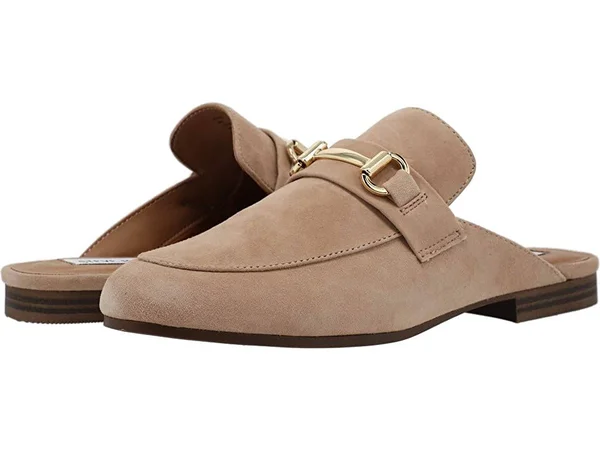 Steve Madden Kandi Mule Women's Shoes Camel Suede : 6 M