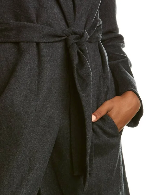 Tahari Elliot Double Face Wool-Blend Coat