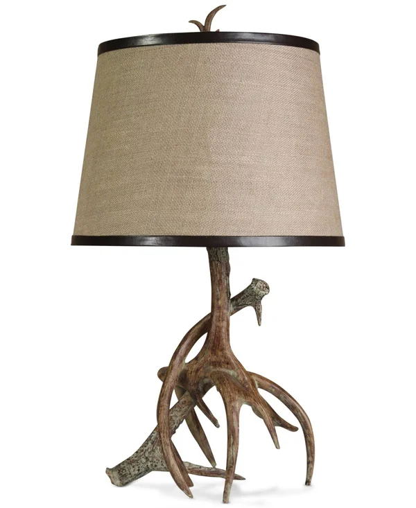 Stylecraft Dalton Antler Table Lamp - Brown