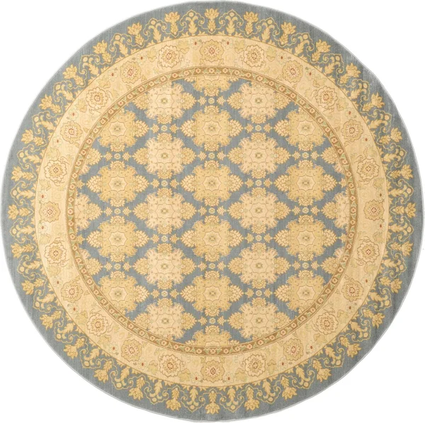 Unique Loom Zinnia Edinburgh Area Rug - 8& x 8& Round - Blue