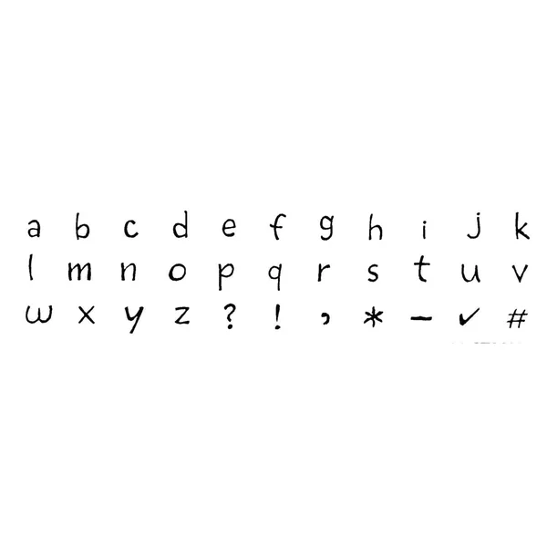 ImpressArt Lowercase Stamp Set, 3mm, Juniper