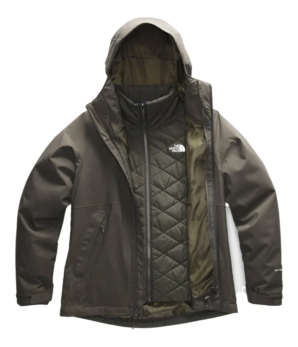 The North Face Carto Triclimate Jacket - Women's New Taupe Green, XXL